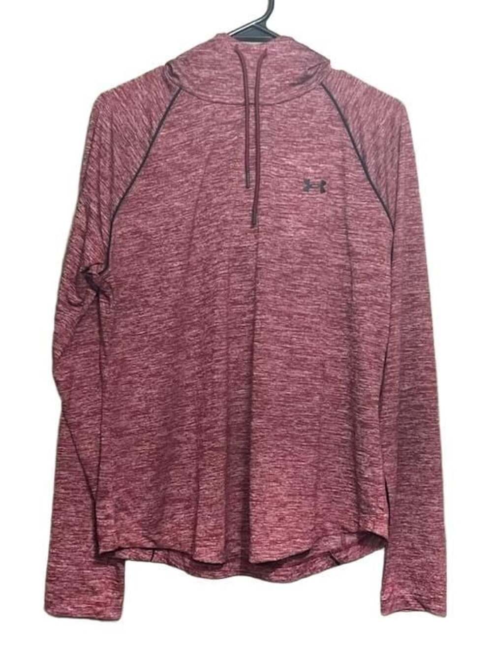 Under Armour Velocity WM Hoodie Size XL Maroon Athletic Long Sleeve